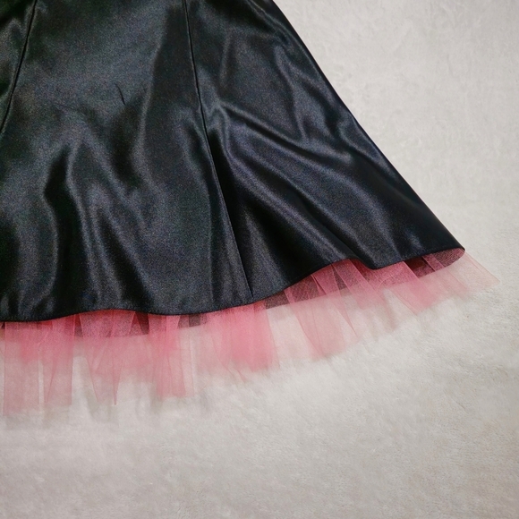 Jessica McClintock ✦ Strapless Bow Dress ✦ Polka Dot Sweetheart Tulle Cocktail S - Picture 11 of 17